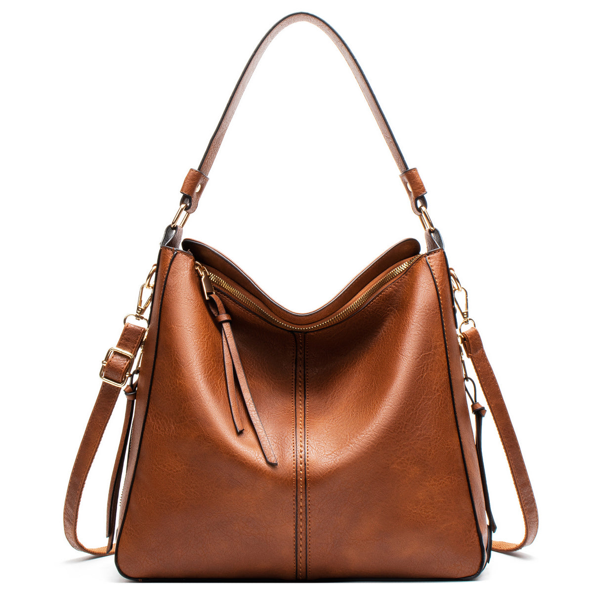 Slouchy Hobo Crossbody Tote Bag