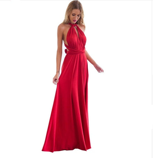 Backless Bandage Maxi Party Dress