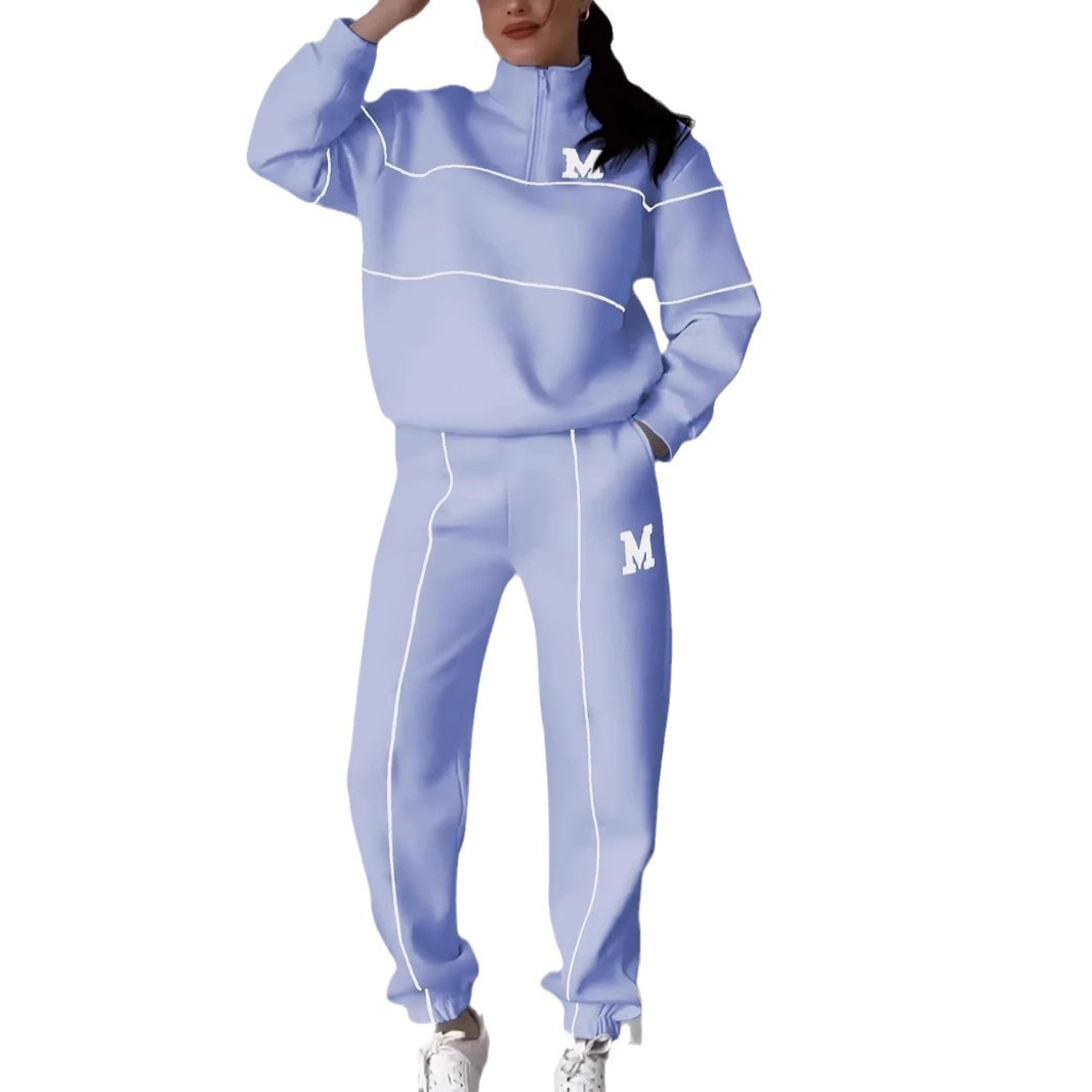 Pullover Sweatsuit Set with Pockets