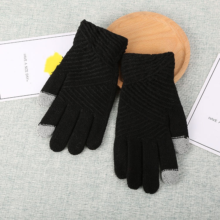 Touch Screen Winter Gloves - Warm Knit Gloves