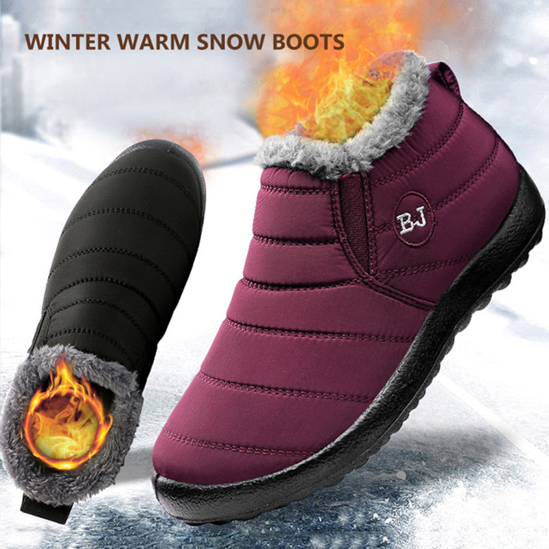 Women Waterproof Winter Ankle Boots