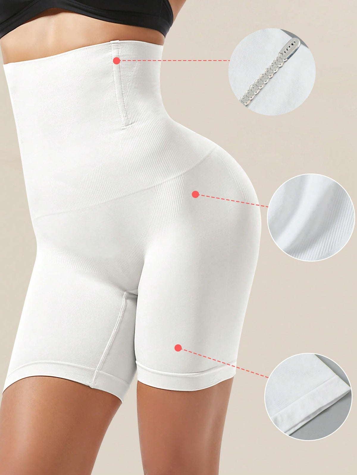 Women's High Waist Tummy Control Shapewear Shorts