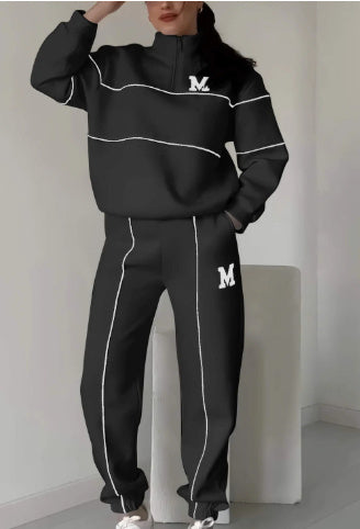 Pullover Sweatsuit Set with Pockets
