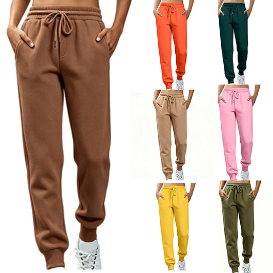 Fleece Sweatpants - Solid Color Joggers