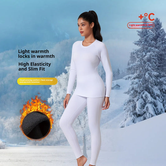 Fleece-Lined Thermal Underwear Set