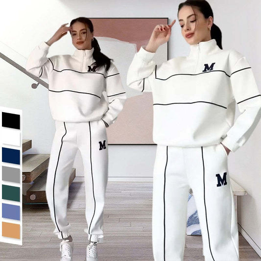 Pullover Sweatsuit Set with Pockets