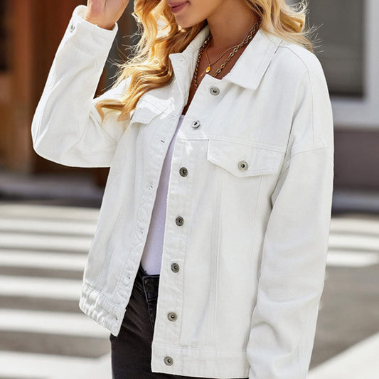 Oversized Short Denim Jacket