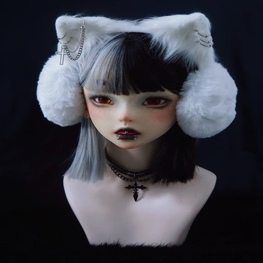 Faux Fur Cat Earmuffs Headband