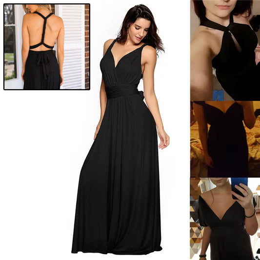 Backless Bandage Maxi Party Dress