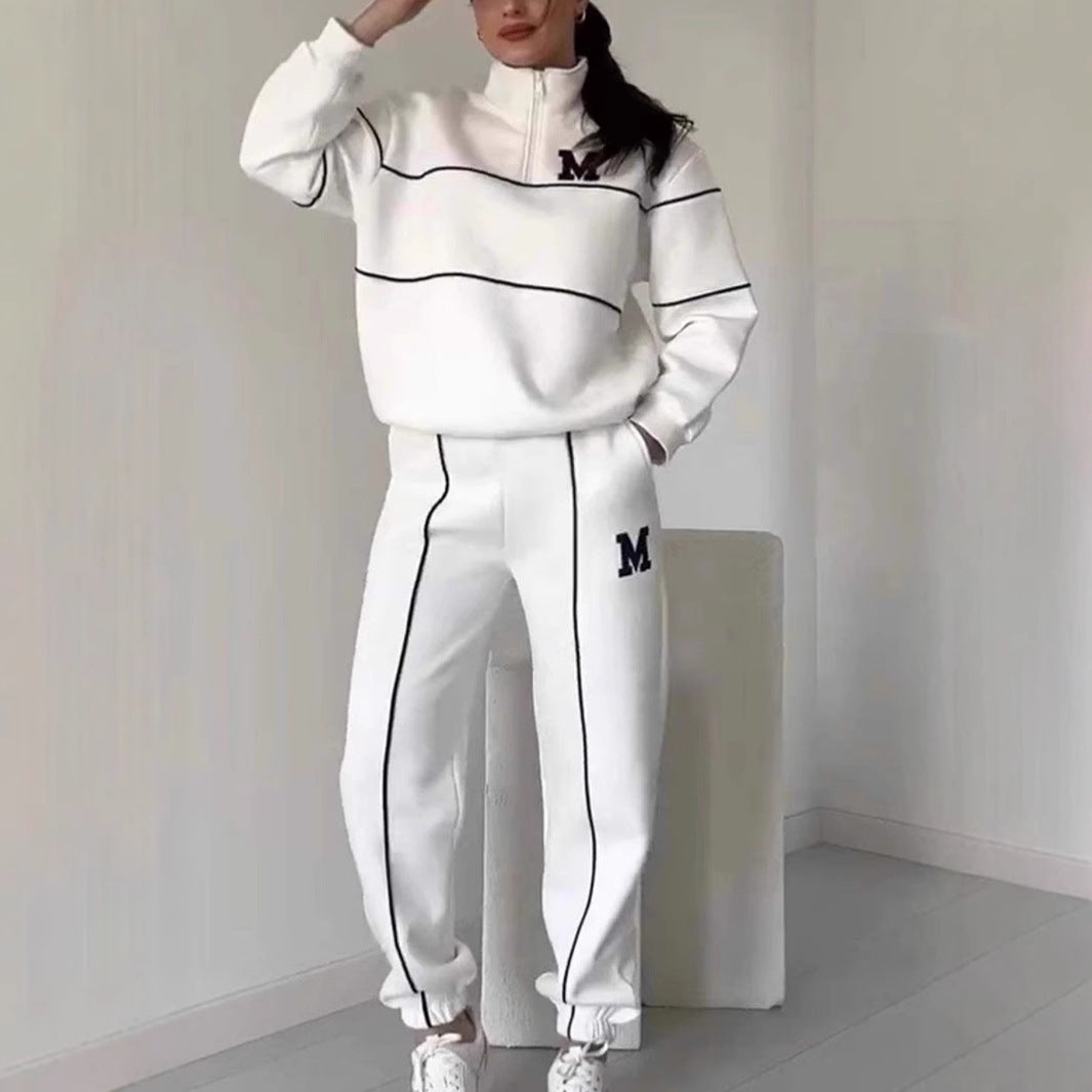 Pullover Sweatsuit Set with Pockets
