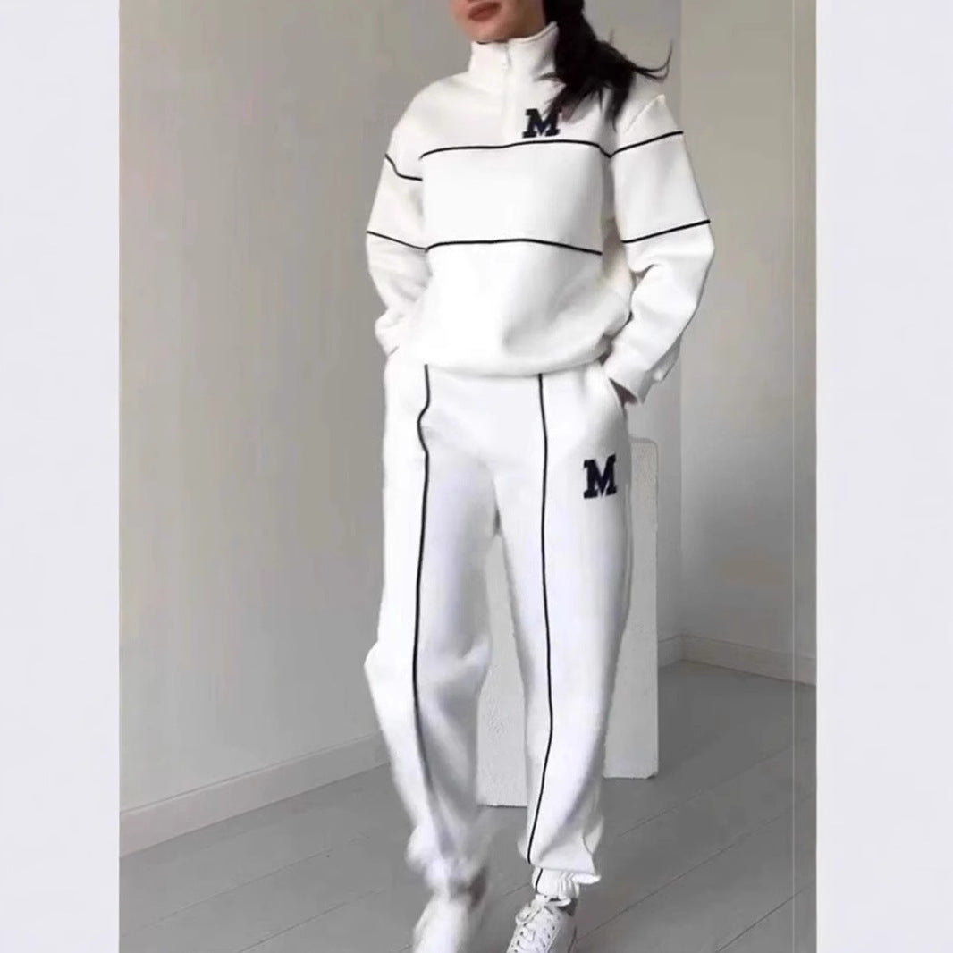 Pullover Sweatsuit Set with Pockets